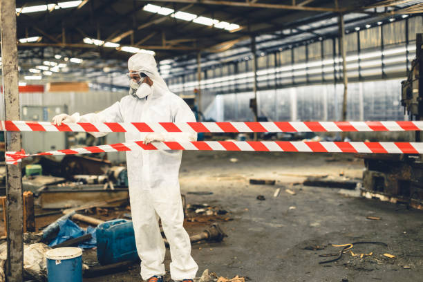 Professional Trauma Scene Cleanup technician working in Giltner, NE